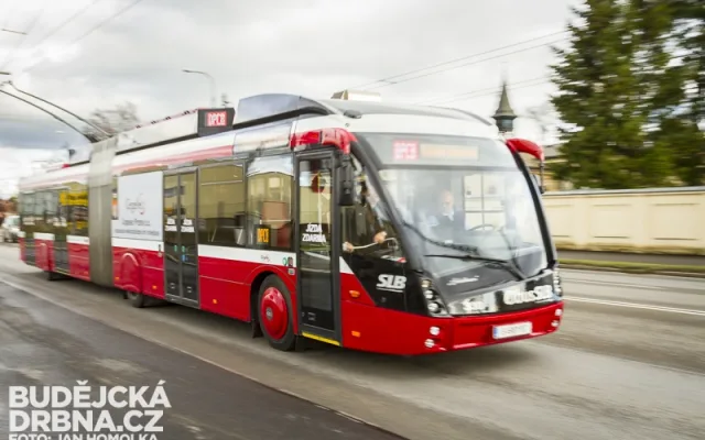 Trolejbus MetroStyle v Českých Budějovích