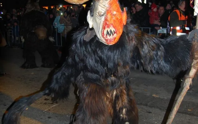 Krampusáci Budějcké Drbně ochotně pózovali