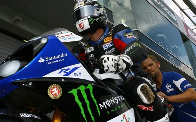 Matěj Smrž při závodě MS Superbiků na německém okruhu Nürburgring