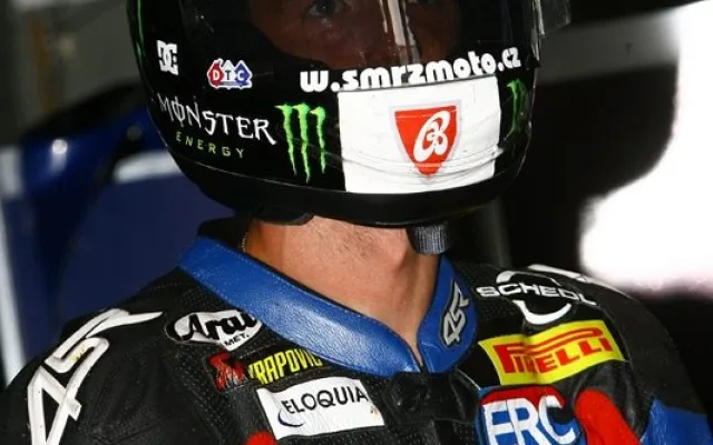 Matěj Smrž při závodě MS Superbiků na německém okruhu Nürburgring