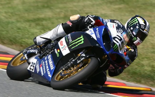 Matěj Smrž při závodě IDM na okruhu Sachsenring
