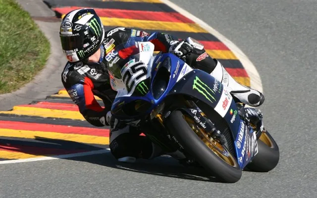 Matěj Smrž při závodě IDM na okruhu Sachsenring