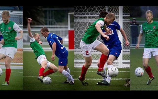 Tvaroh hrál na Novém Zélandu fotbal