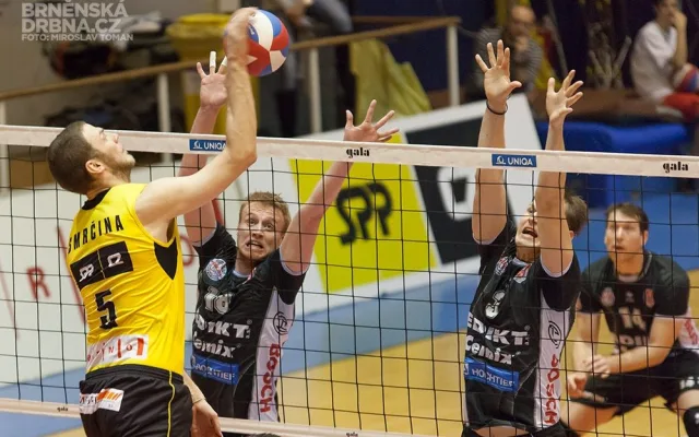 Volejbal Brno - VK Jihostroj České Budějovice 1:3