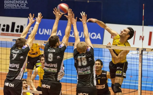 Volejbal Brno - VK Jihostroj České Budějovice 1:3