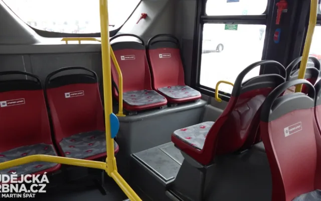 Elektrický autobus Siemens-Rampini na testovací jízdě v Budějcích