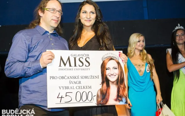 Slavnostní večer soutěže Miss Jihočeské univerzity
