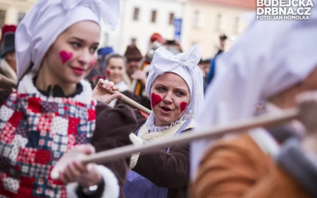 Masopustní úterý v Českých Budějovicích