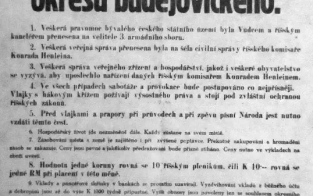 Vyhláška Hanse Westena z 16. března 1939