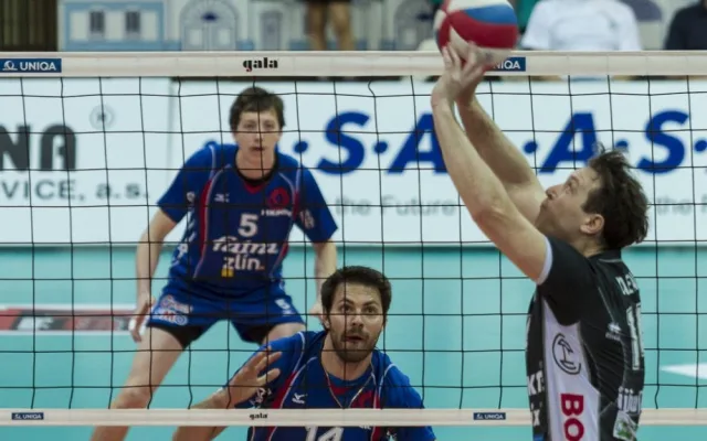 První semifinálový zápas VK Jihostroj České Budějovice vs VSC Fatra Zlín