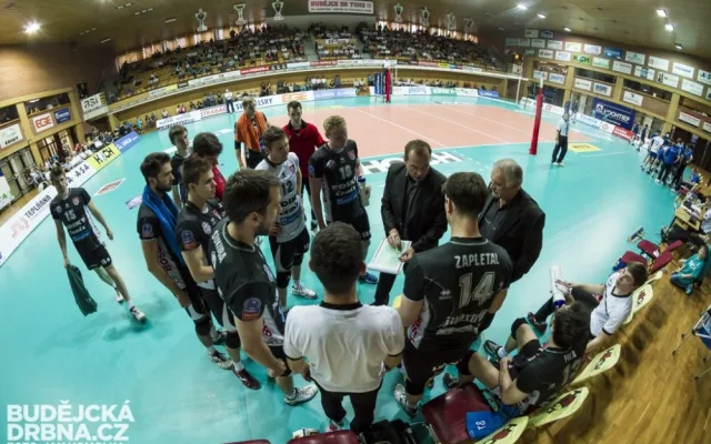 První semifinálový zápas VK Jihostroj České Budějovice vs VSC Fatra Zlín