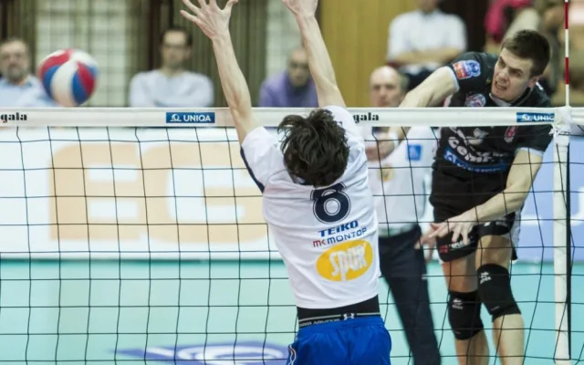 Druhý semifinálový zápas VK Jihostroj České Budějovice vs VSC Fatra Zlín.