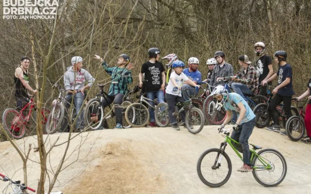 Znovuotevření minibikeparku Máj.