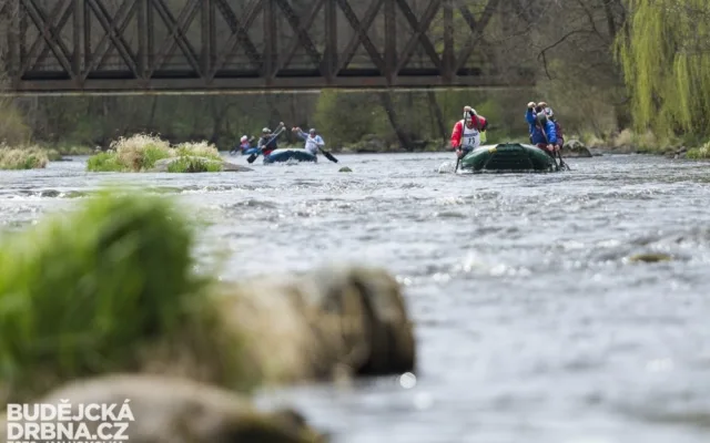 Český pohár v raftingu na řece Vltavě u Vyššího Brodu