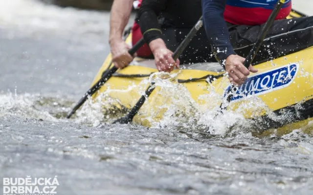 Český pohár v raftingu na řece Vltavě u Vyššího Brodu