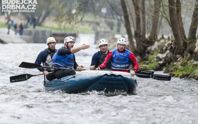 Český pohár v raftingu na řece Vltavě u Vyššího Brodu