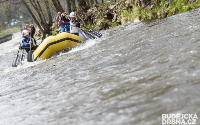 Český pohár v raftingu na řece Vltavě u Vyššího Brodu
