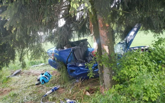 Tragická nehoda u Hracholusk