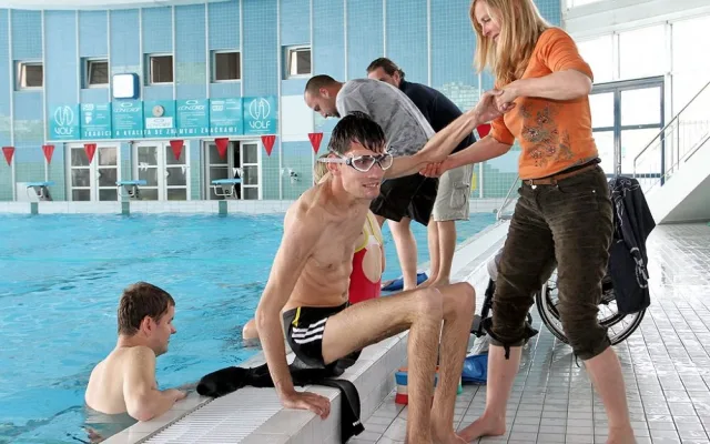 Ondřej Vodňanský se svojí maminkou Hanou