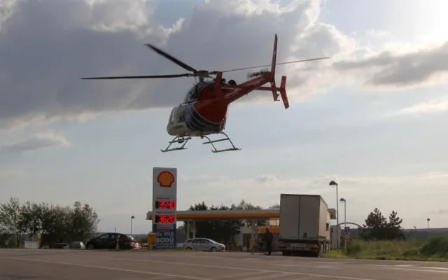 Zásah letecké záchranné služby