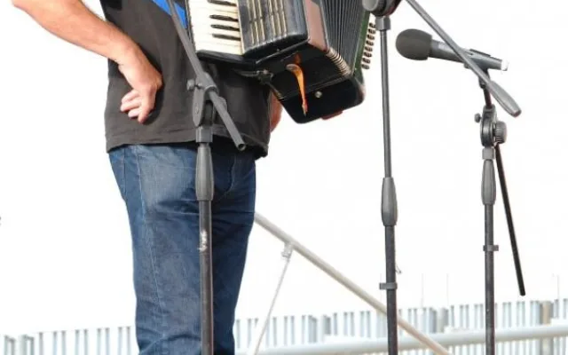 Harmonikář Václav Koubek bavil publikum