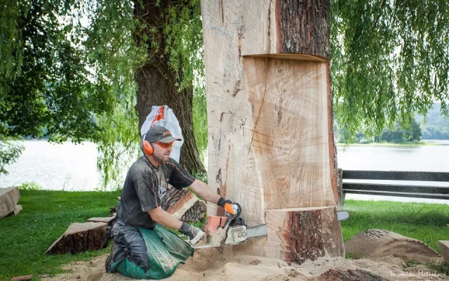 Festival dřevosochání ve Frymburku