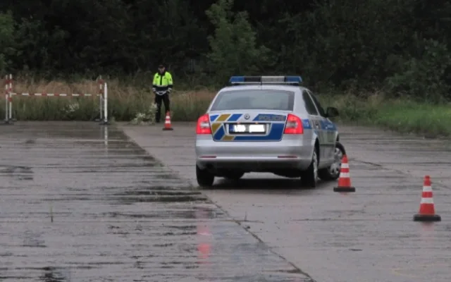 Soutěž jihočeských dopravních policistů Regulovčík 2014
