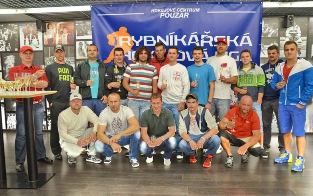 Vyhlášení uplynulé sezony Rybníkářské hokejové ligy Hokejového Centra Pouzar