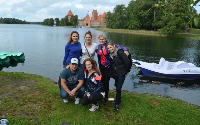 Český tým s hlavní organizátorkou Linou