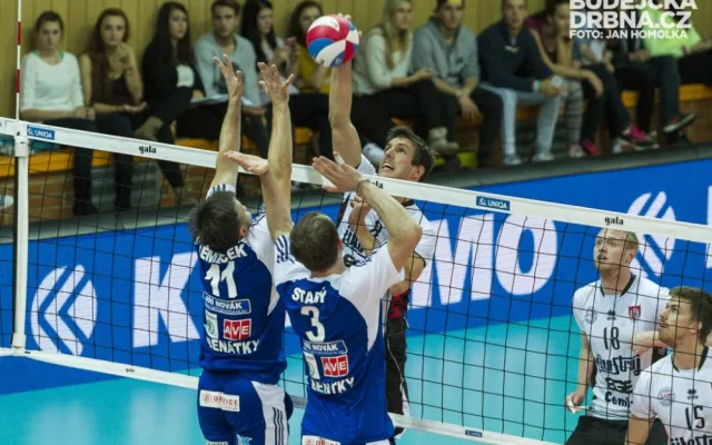 VK Jihostroj České Budějovice - VK Karbo Benátky nad Jizerou 3:0