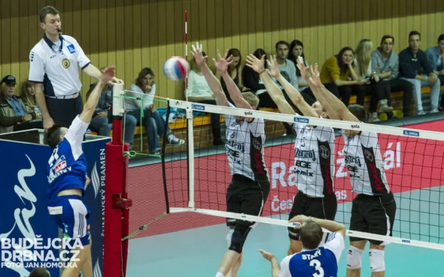 VK Jihostroj České Budějovice - VK Karbo Benátky nad Jizerou 3:0