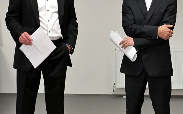 Zakladatel společnosti Elektra PV Petr Václav starší se svým synem