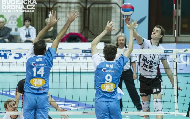 VK Jihostroj České Budějovice - VSC Fatra Zlín 3:2
