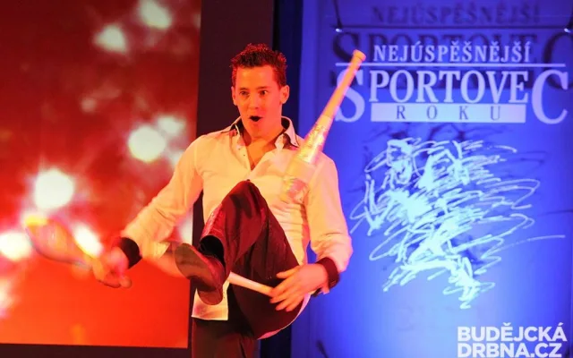 Artista Petr Šmaha předváděl neuvěřitelné kousky