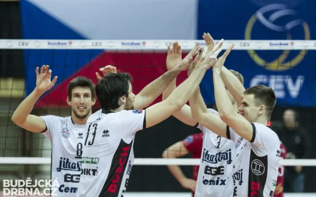 VK Jihostroj České Budějovice - Precura Antverpy 0:3