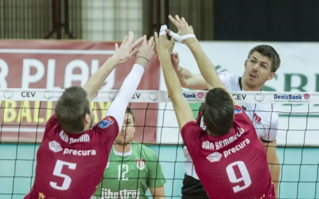 VK Jihostroj České Budějovice - Precura Antverpy 0:3
