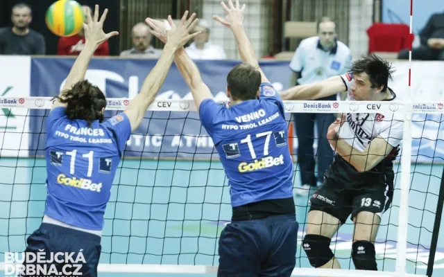 VK Jihostroj České Budějovice - Hypo Tirol Innsbruck 3:1