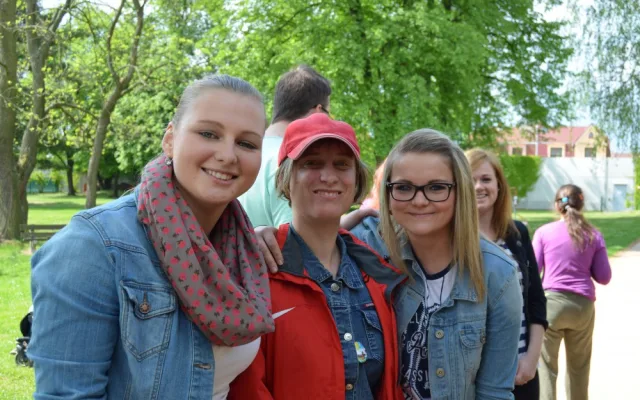 Společné foto z návštěvy – Iveta Sýkorová vpravo