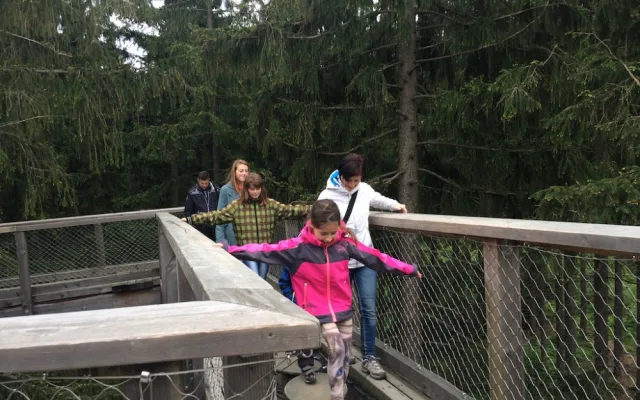 Miliontý návštěvník na Stezce korunami stromů Lipno