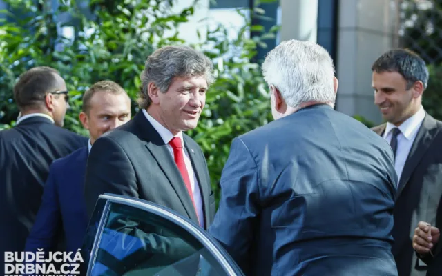 Návštěva prezidenta České republiky v Budějovickém Budvaru