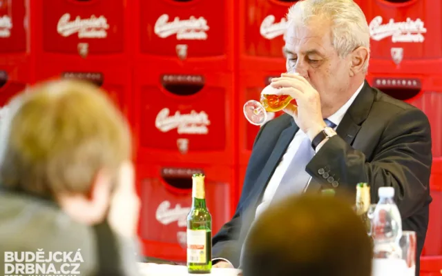 Návštěva prezidenta České republiky v Budějovickém Budvaru