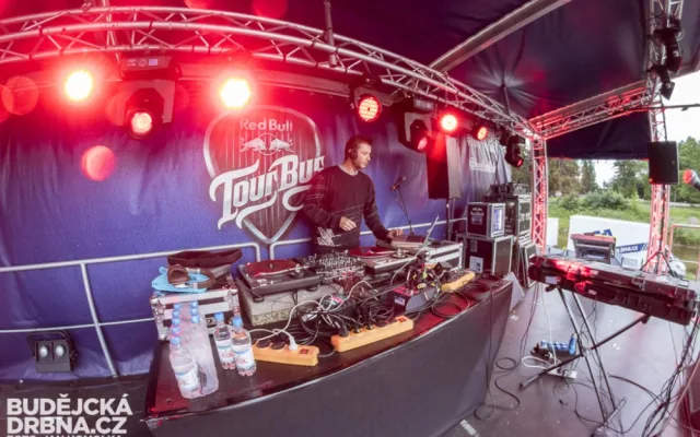 Red Bull Tour Bus