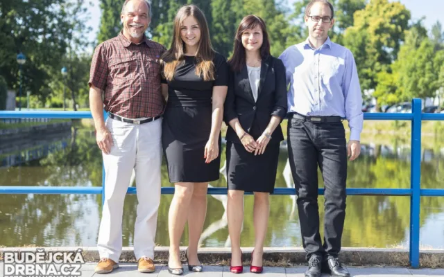Zleva Vladimír Mařinec, Šárka Pelikánová, Blanka Tůmová a Jan Dvořák