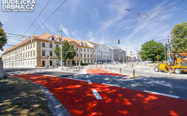 Zrekonstruovaná Husova třída a Mariánské náměstí