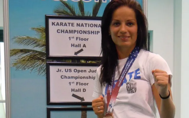 Karatistka Veithová bojovala na Floridě a získala bronz