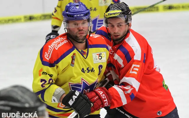 Góloví střelci - Josef Straka (vlevo) a Jiří Řípa