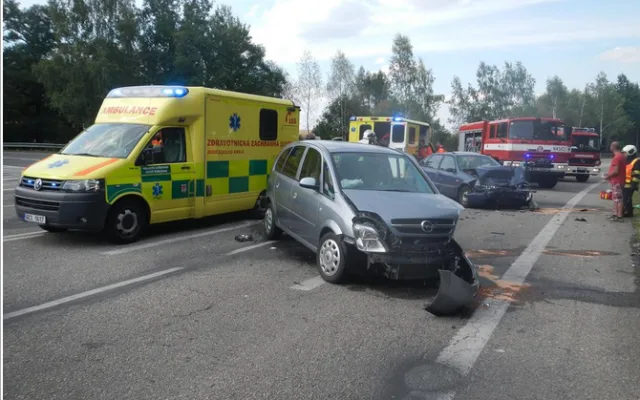 Dopravní nehoda u obce Temelín