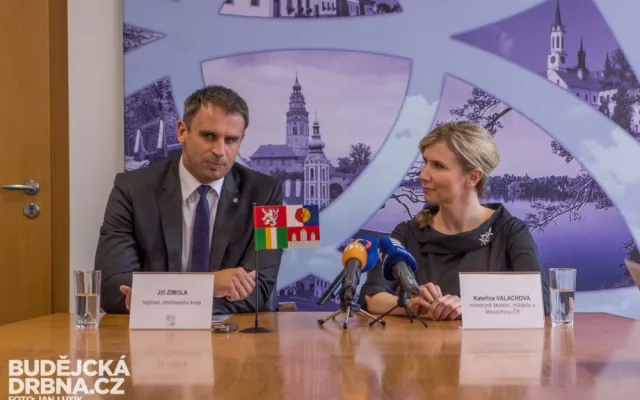 Jiří Zimola a Kateřina Valachová
