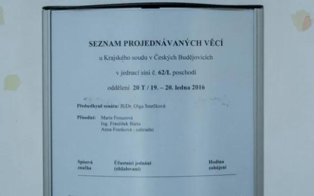 Krajský soud v Českých Budějovicích