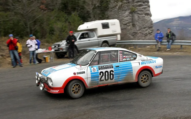 Škoda 130 RS na Rallye Monte-Carlo Historique 2016